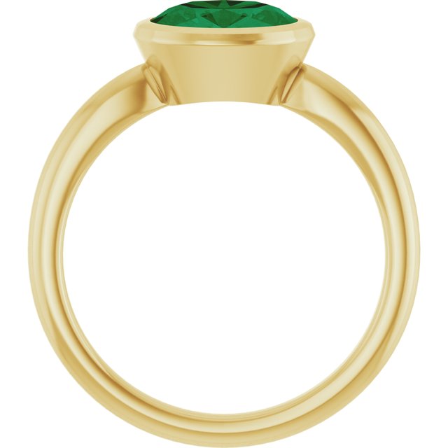 Lab-Grown Emerald | Oval | 8 x 6mm