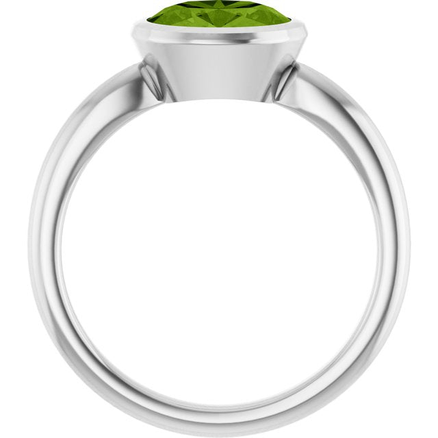 Natural Peridot | Oval | 8 x 6mm