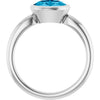 Natural Aquamarine | Oval | 8 x 6mm