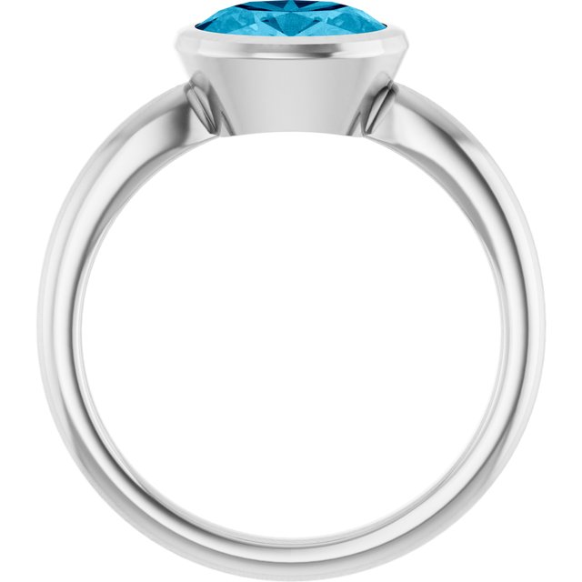 Natural Aquamarine | Oval | 8 x 6mm