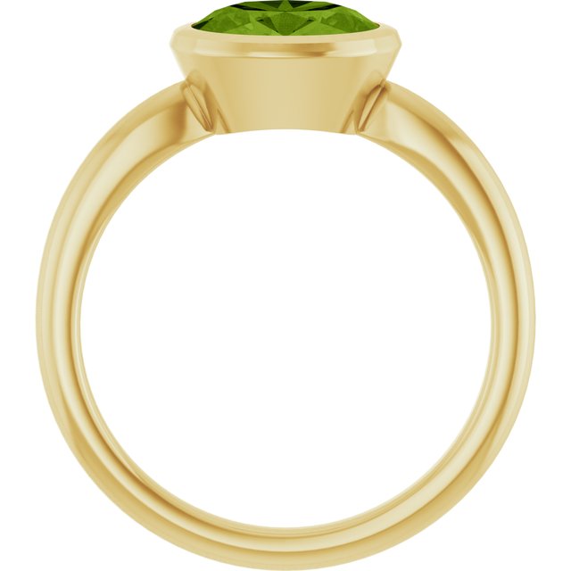 Natural Peridot | Oval | 8 x 6mm