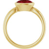 Lab-Grown Ruby | Oval | 8 x 6mm