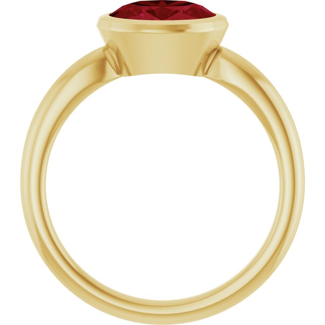 Lab-Grown Ruby | Oval | 8 x 6mm