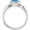 Natural Sky Blue Topaz | Oval | 8 x 6mm