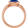 Lab-Grown Blue Sapphire | Oval | 8 x 6mm