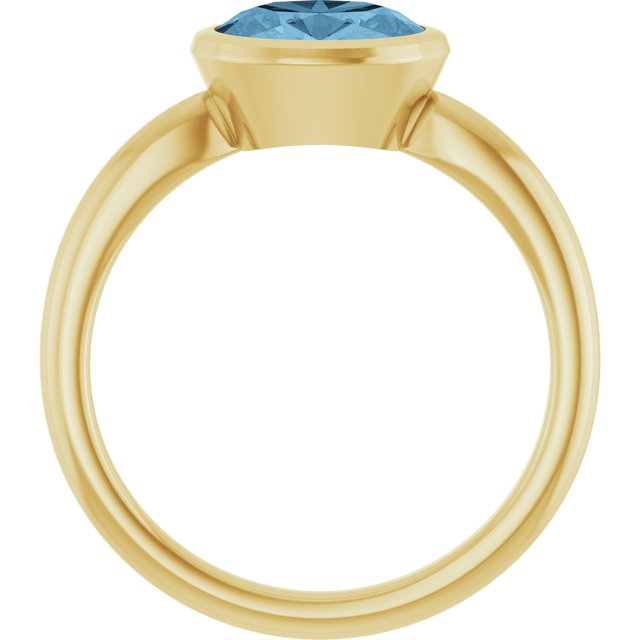 Natural Sky Blue Topaz | Oval | 8 x 6mm