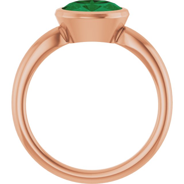 Lab-Grown Emerald | Oval | 8 x 6mm