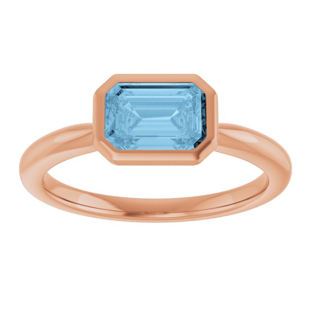 Natural Sky Blue Topaz | Emerald | 7 x 5mm