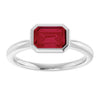 Lab-Grown Ruby | Emerald | 7 x 5mm