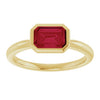 Lab-Grown Ruby | Emerald | 7 x 5mm
