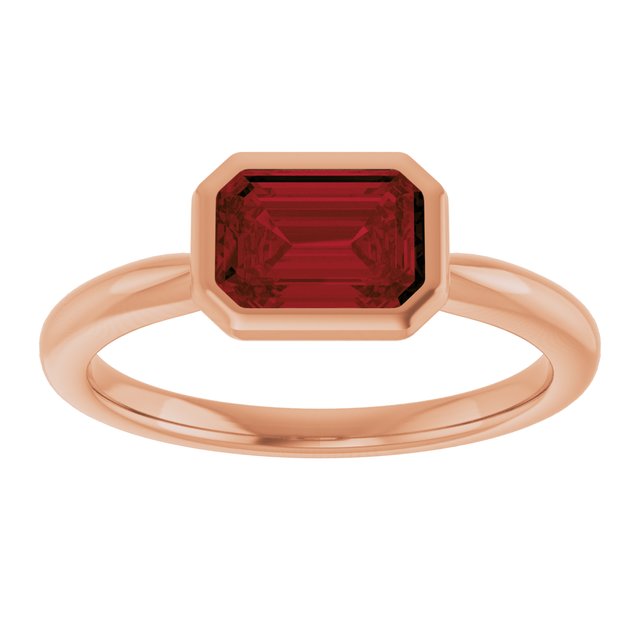 Natural Mozambique Garnet | Emerald | 7 x 5mm
