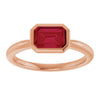 Lab-Grown Ruby | Emerald | 7 x 5mm