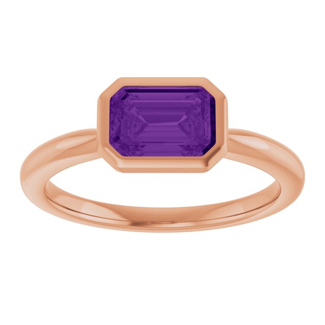 Natural Amethyst | Emerald | 7 x 5mm