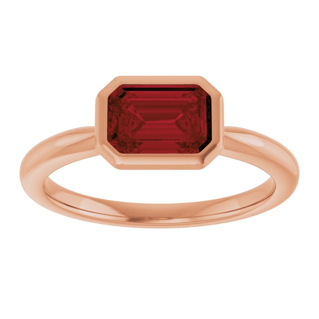 Natural Mozambique Garnet | Emerald | 7 x 5mm