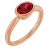 Lab-Grown Ruby | Oval | 7 x 5mm