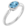 Natural Sky Blue Topaz | Oval | 7 x 5mm