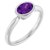 Natural Amethyst | Oval | 7 x 5mm