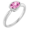Lab-Grown Pink Sapphire | Oval | 7 x 5mm