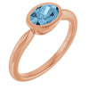 Natural Sky Blue Topaz | Oval | 7 x 5mm