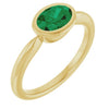 Lab-Grown Emerald | Oval | 7 x 5mm
