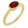 Natural Mozambique Garnet | Oval | 7 x 5mm