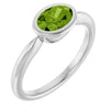 Natural Peridot | Oval | 7 x 5mm