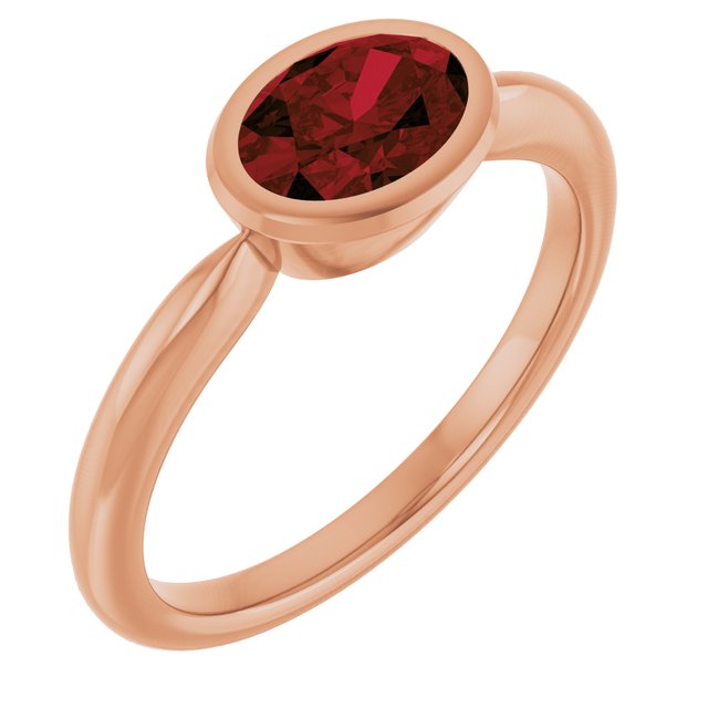 Natural Mozambique Garnet | Oval | 7 x 5mm
