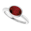 Natural Mozambique Garnet | Oval | 8 x 6mm