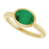 Lab-Grown Emerald | Oval | 8 x 6mm
