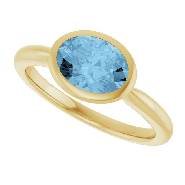 Natural Sky Blue Topaz | Oval | 8 x 6mm