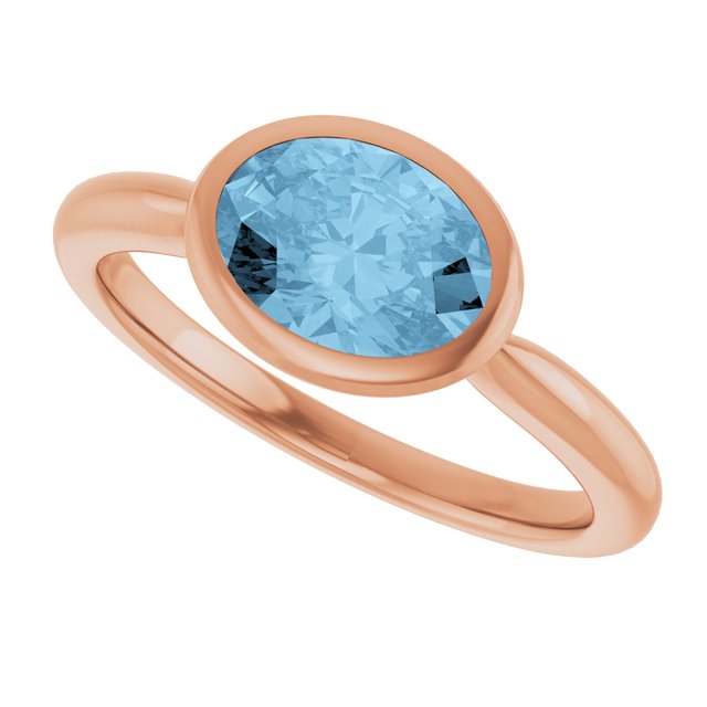 Natural Sky Blue Topaz | Oval | 8 x 6mm
