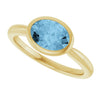 Natural Sky Blue Topaz | Oval | 8 x 6mm