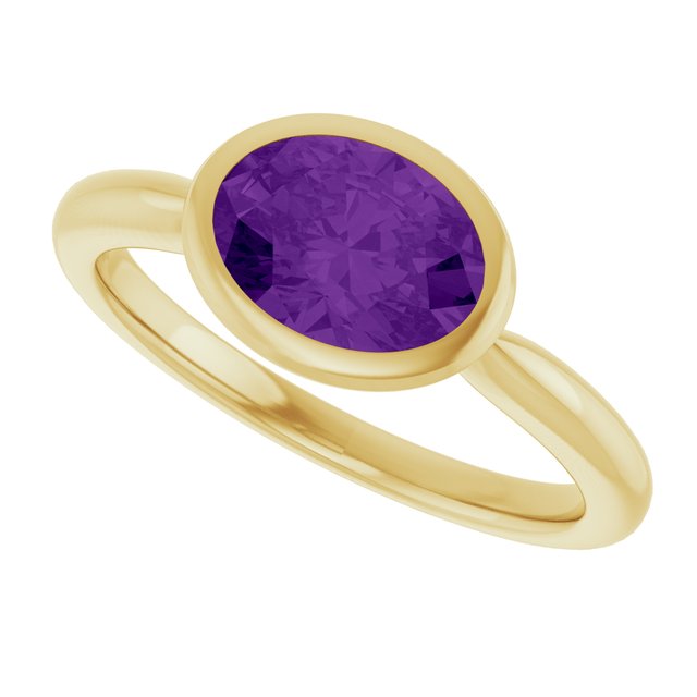 Natural Amethyst | Oval | 8 x 6mm