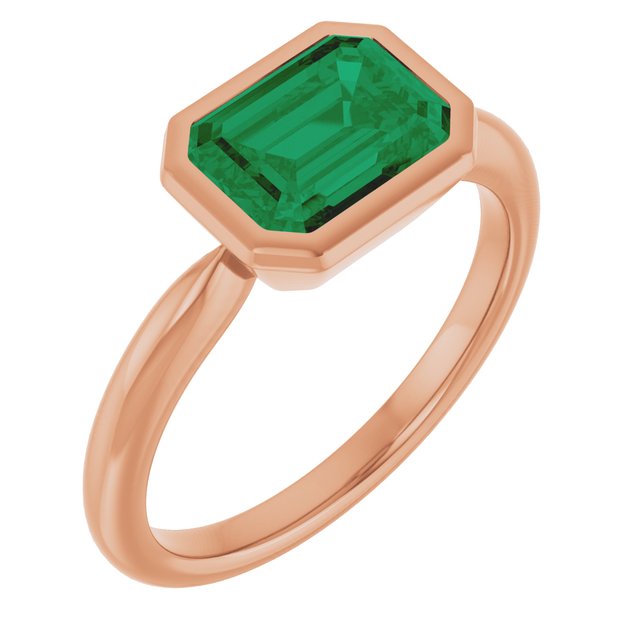 Lab-Grown Emerald | Emerald | 8 x 6mm
