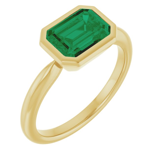 Lab-Grown Emerald | Emerald | 8 x 6mm