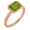 Natural Peridot | Emerald | 8 x 6mm