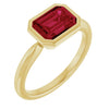 Lab-Grown Ruby | Emerald | 8 x 6mm