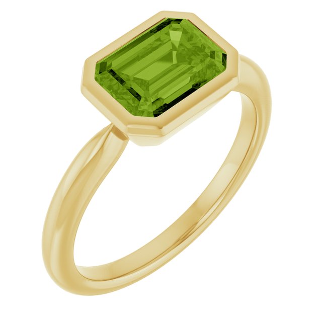 Natural Peridot | Emerald | 8 x 6mm