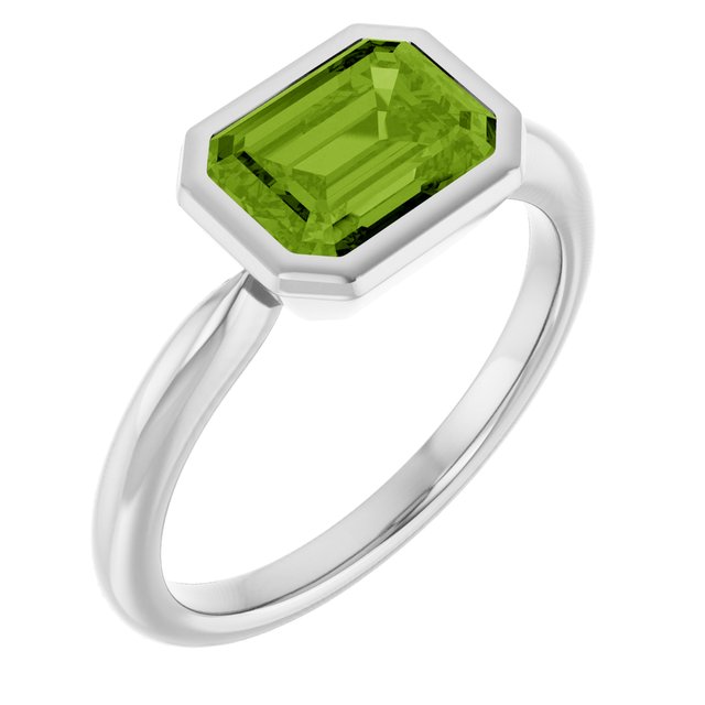 Natural Peridot | Emerald | 8 x 6mm