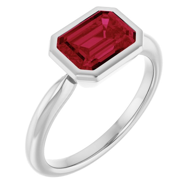 Lab-Grown Ruby | Emerald | 8 x 6mm