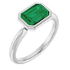 Lab-Grown Emerald | Emerald | 8 x 6mm