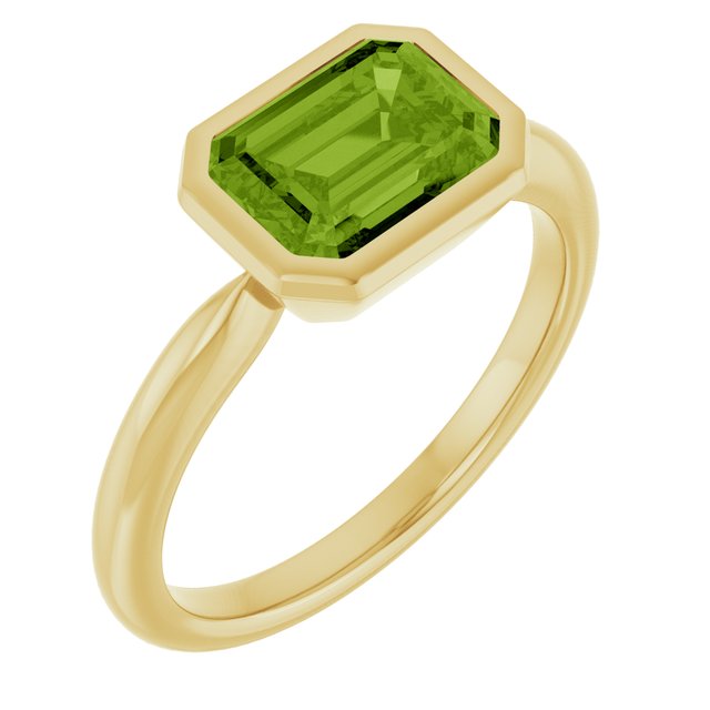 Natural Peridot | Emerald | 8 x 6mm