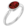 Natural Mozambique Garnet | Oval | 8 x 6mm