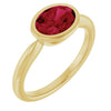 Lab-Grown Ruby | Oval | 8 x 6mm
