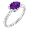 Natural Amethyst | Oval | 8 x 6mm