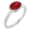 Lab-Grown Ruby | Oval | 8 x 6mm
