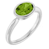 Natural Peridot | Oval | 8 x 6mm