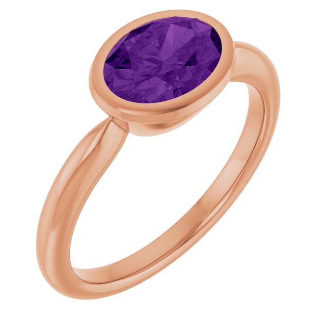 Natural Amethyst | Oval | 8 x 6mm