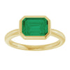 Lab-Grown Emerald | Emerald | 8 x 6mm