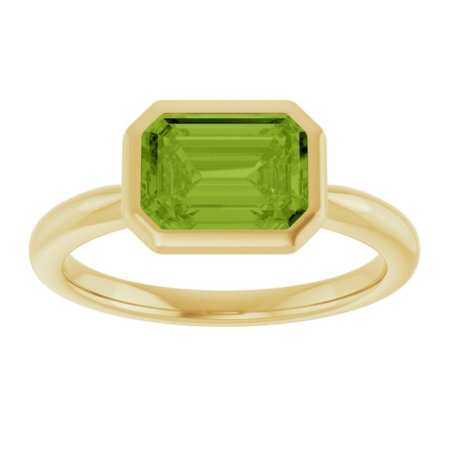 Natural Peridot | Emerald | 8 x 6mm